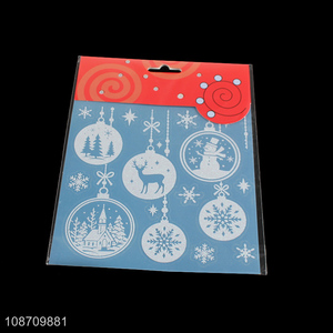 Wholesale Christmas window clings window stickers Christmas window decorations