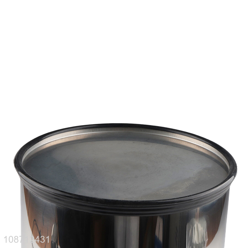 New arrival stainless steel swing lid trash bin waste bin for sale