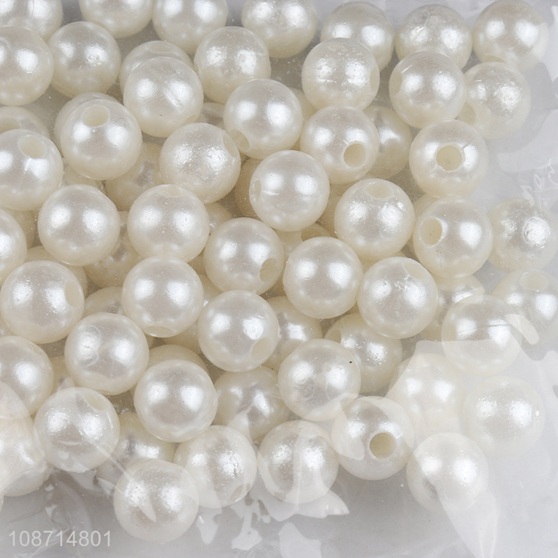 Factory price diy white pearl beads toys for jewelry accessories