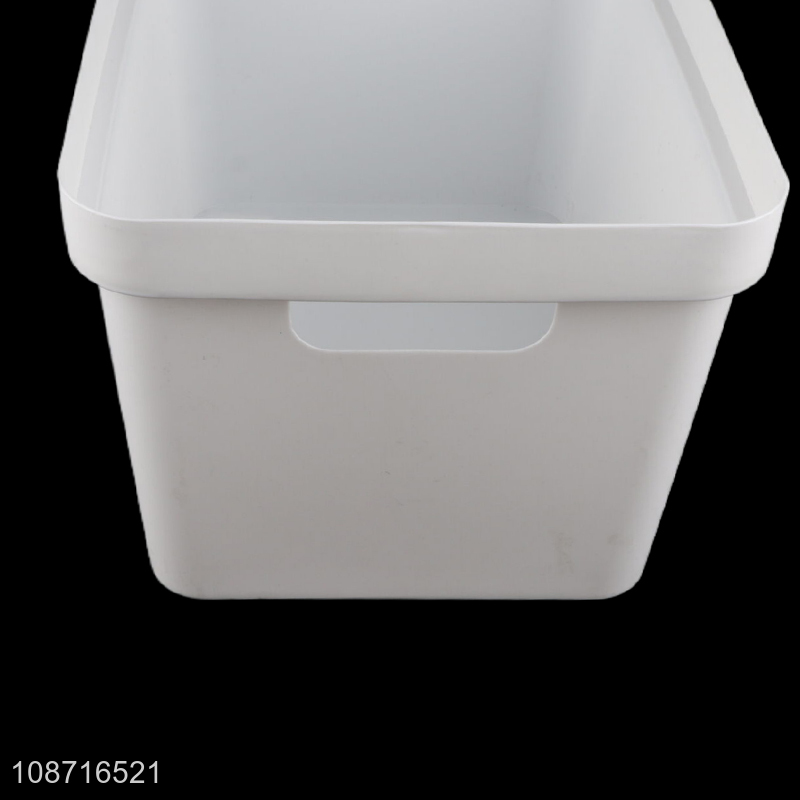 New arrival plastic rectangle storage bin basket box with lid