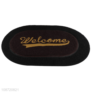 Good quality pvc coil welcome mat anti-slip foor mat entrance door mat