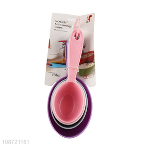 Hot products multi-colored kitchen measuring spoon set for sale