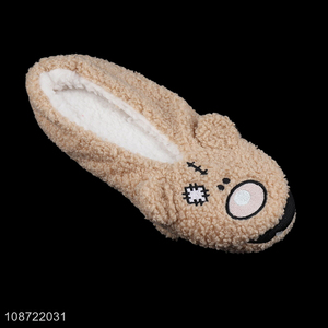 Hot selling cute cartoon indoor floor slippers winter house slippers