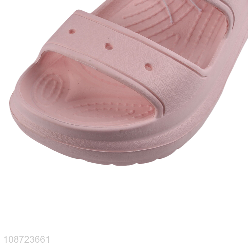 Popular products pink women non-slip summer sandal beach shoes