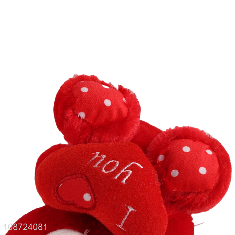 Factory supply Valentine's Day toy stuffed plush bear for kids