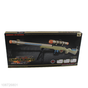 Wholesale electric toy gun electric sniper rifle with sound & led light