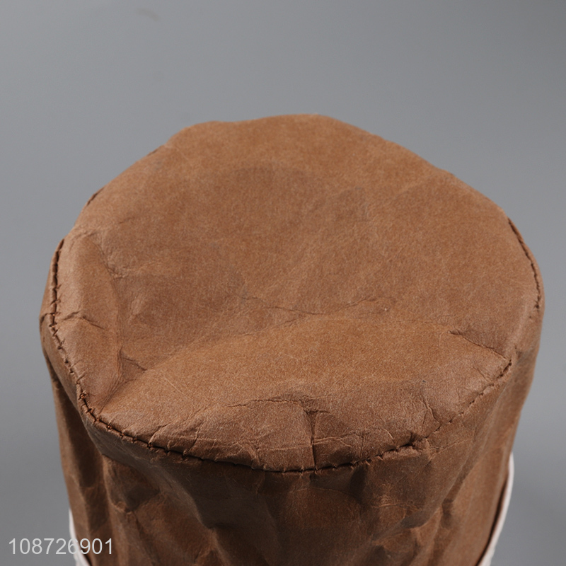 Good quality eco-friendly waterproof washable reusable kraft paper storage basket