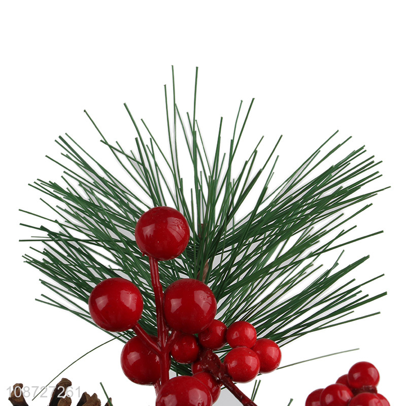 Yiwu market Christmas tree decoration Christmas picks Christmas branches sprigs