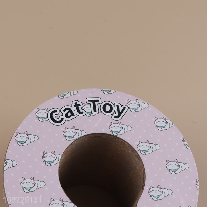 Hot selling u-shaped magic cat scratching board toys cat indoor toys