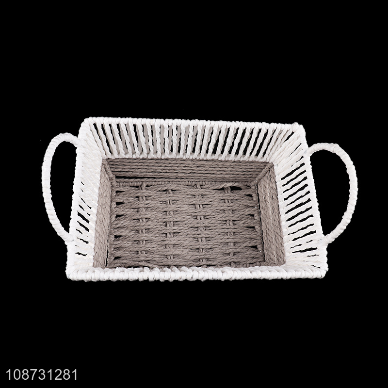 New product multi-purpose natural papyrus storage basket sundries storage basket