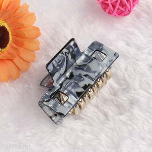 Wholesale non-slip acrylic claw clips imitation acetic acid hair clips