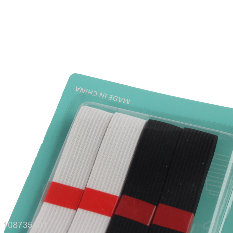 Good quality 4pcs elastic bands for sewing trousers pants skirts