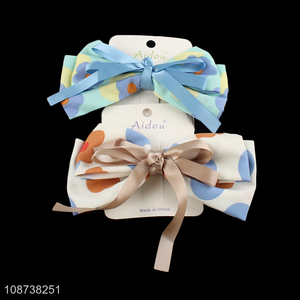 China factory fashion girls elegant bow hairpin hair clip for hair accessories