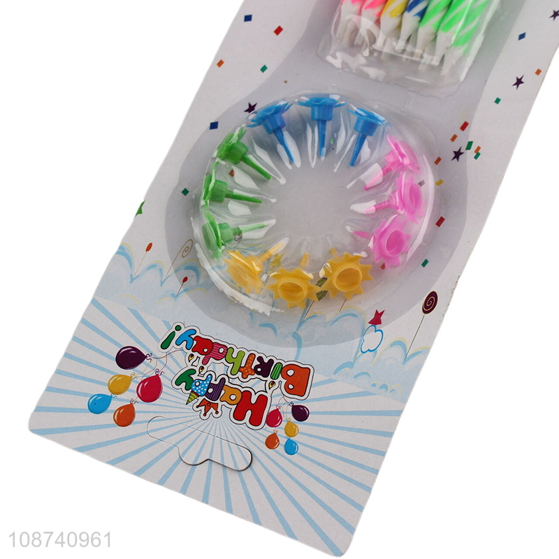 Online wholesale spiral birthday candles for birthday cake decoration