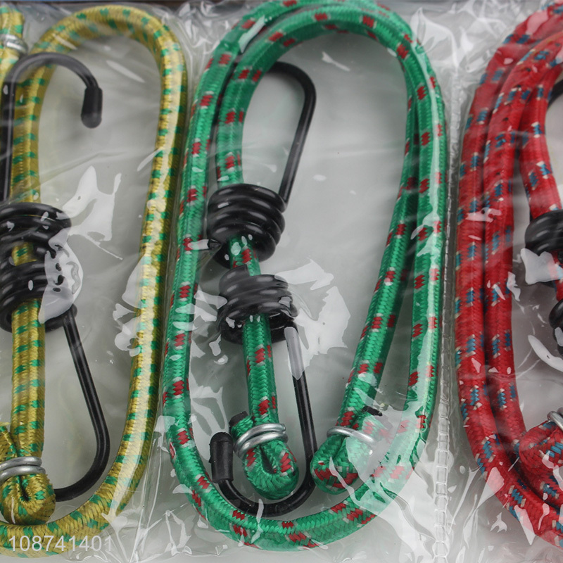 Wholesale heavy duty elastic bungee cord bungee straps with hooks