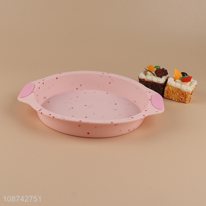 Factory price <em>silicone</em> non-stick baking tool <em>cake</em> <em>mould</em> <em>cake</em> baking pan