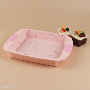 China supplier <em>silicone</em> non-stick home <em>cake</em> baking pan <em>cake</em> <em>mould</em> for sale