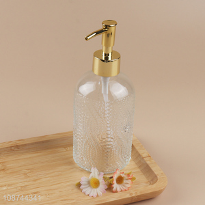 Good selling clear bathroom accessories liquid soap dispenser bottle wholesale