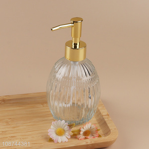 Best selling transparent hand pump dispenser bottle liquid soap dispenser bottle