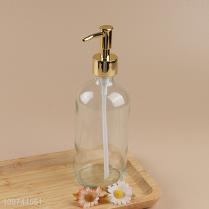 Good quality clear bathroom accessories liquid soap dispenser bottle for sale