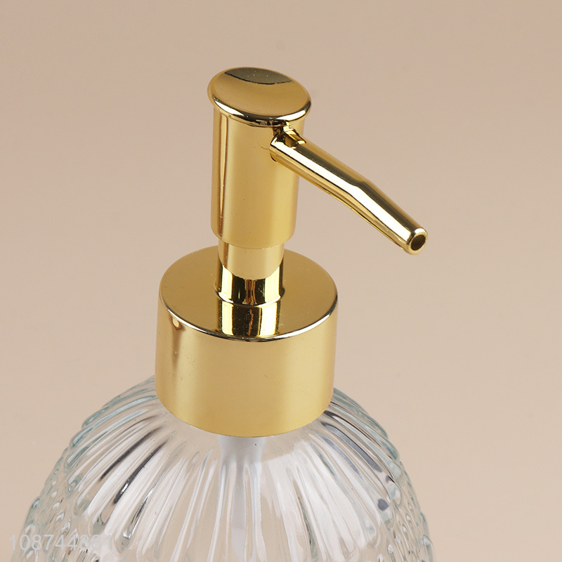 Best selling transparent hand pump dispenser bottle liquid soap dispenser bottle