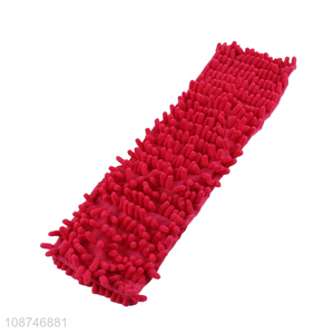 Good quality super absorbent chenille mop head flat mop replacement