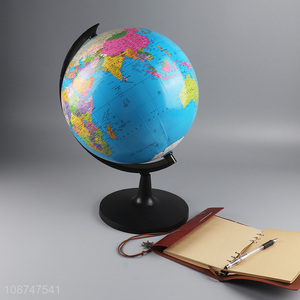 Good quality rotatable world globe with stand for learning and teaching