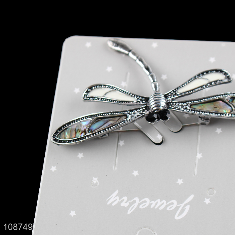 New products vintage dragonfly brooch pin insect brooch for men women