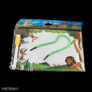 High quality cartoon erasable drawing board for kids boys girls doodling