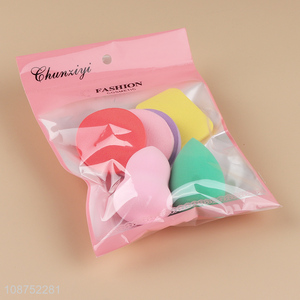 China products washable soft women cosmetic sponge powder puff set