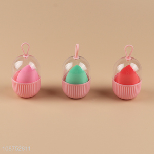 Factory direct sale water drop shaped soft beauty blender makeup puff