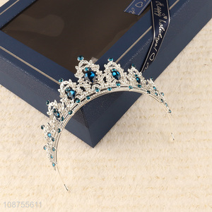 High quality women wedding bridal hair accessories rhinestone tiara crowns