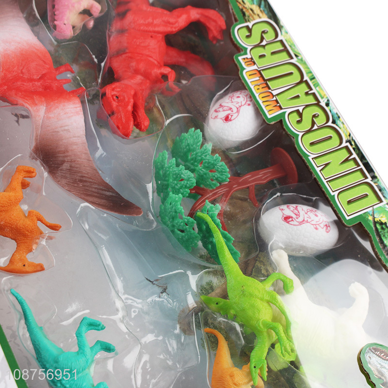 Top quality 12pcs kids gifts dinosaur model toys set for sale