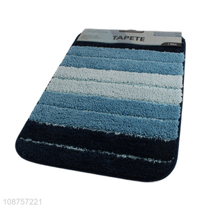 New product striped anti-slip bathroom rug carpet kitchen door mat