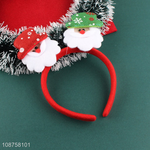 Top quality santa claus hair hoop for christmas supplies