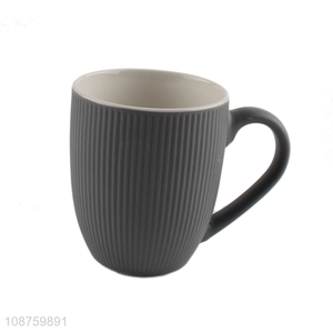 Yiwu factory ceramic water cup water mug with handle