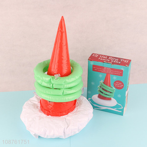 Most popular christmas hat inflatable ring toss games for kids