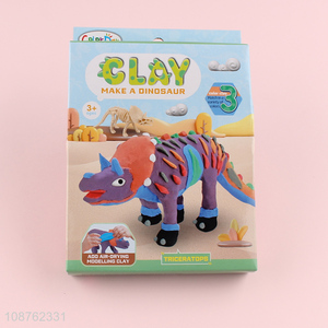 Good quality non-toxic ultra light modeling clay dinosaur craft kit