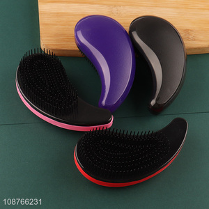 Hot selling plastic detangling comb hairbrush