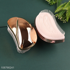 Good quality plastic detangling comb hairbrush