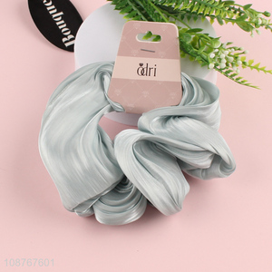 Good quality satin hair scrunchies elastic hair bands