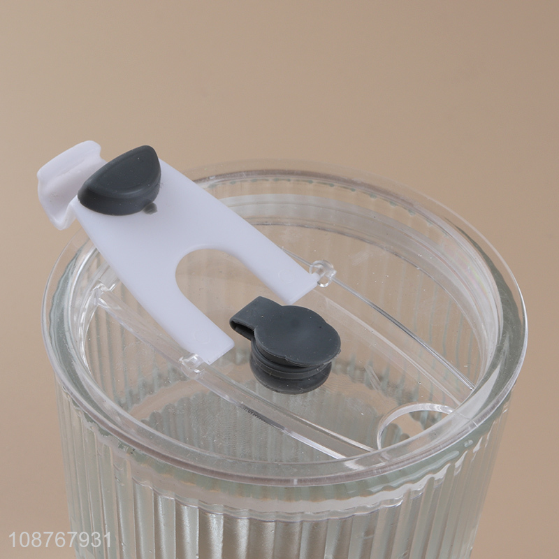 Top selling glass straw water cup