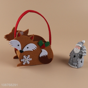 Hot items felt cloth christmas basket