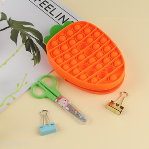 Hot selling waterproof silicone pencil case pencil pouch