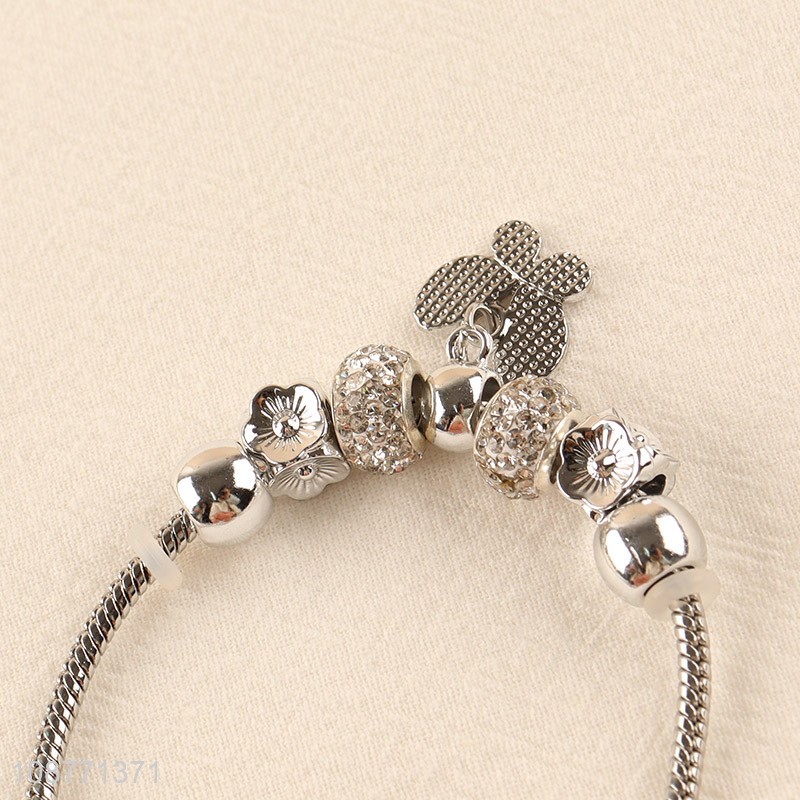 New product charm bead brecelet for girls