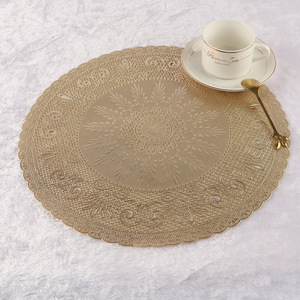 Factory price non-slip plastic <em>placemat</em> for decor