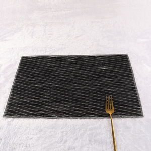 Hot selling non-slip woven plastic <em>placemat</em>