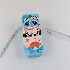 Hot selling cartoon metal pencil case pencil box