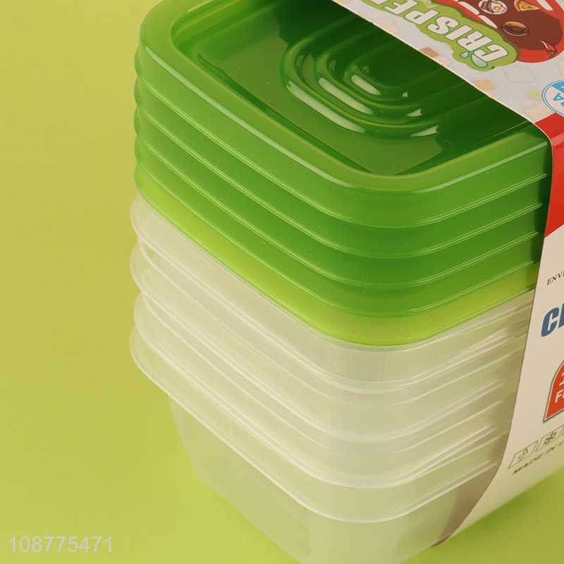 Wholesale 5 pieces 550ml plastic food storage containers