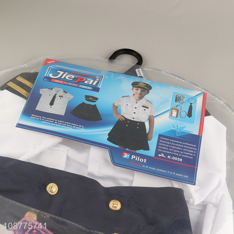 New arrival Halloween pilot cosplay costume set